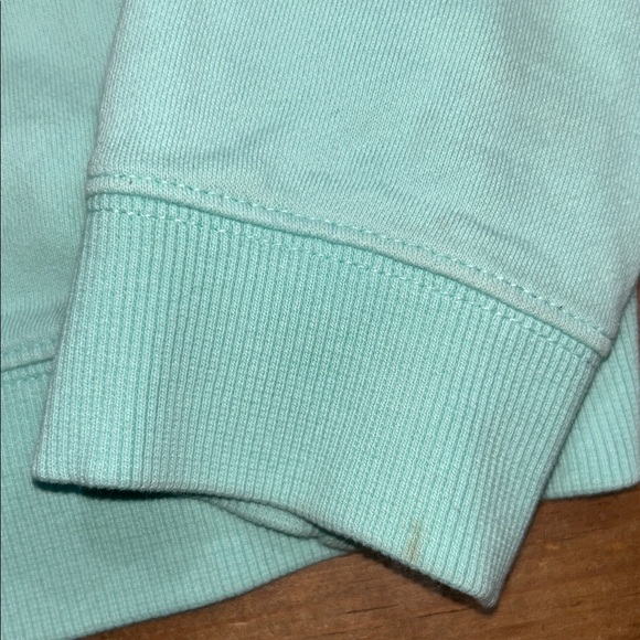Vineyard Vines Mint & Blue Quarter-Zip Pullover Women’s Shep Sweatshirt Sz Small - Picture 8 of 12